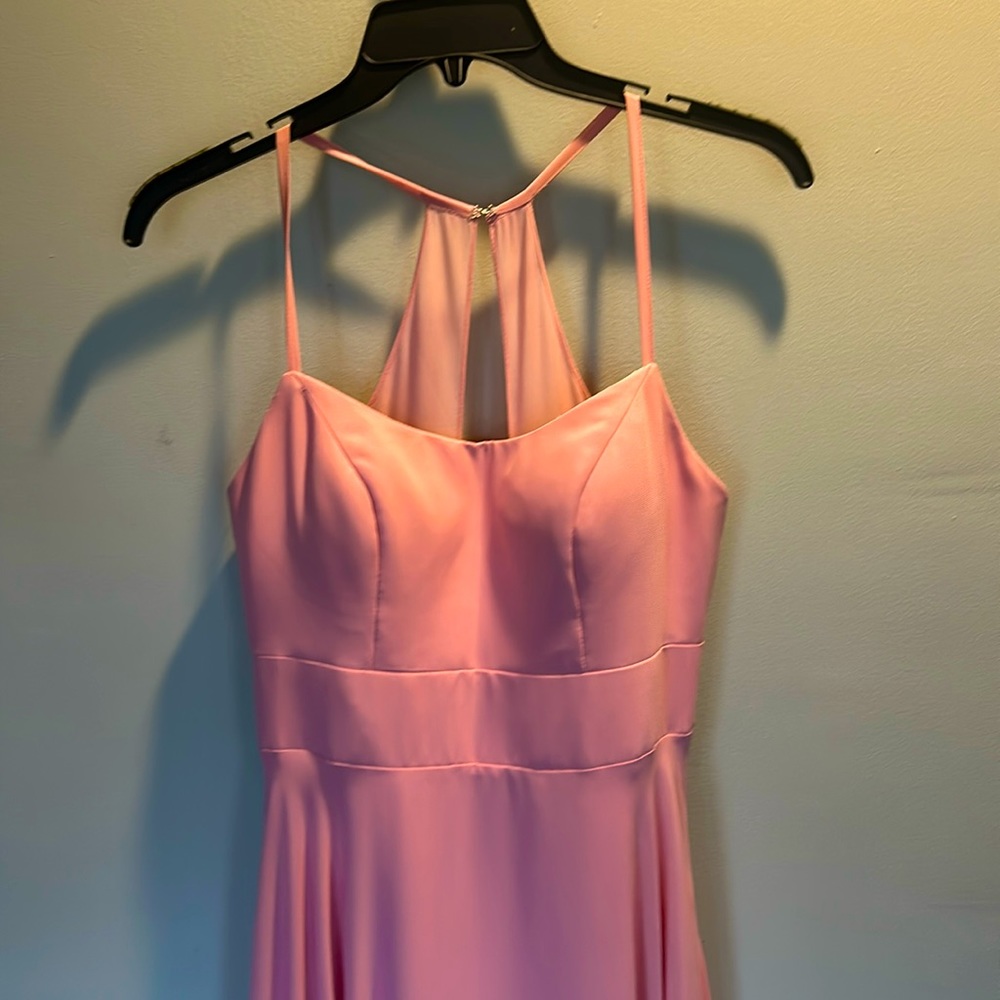 JJ’s House size 2 dusty pink with POCKETS! Bridesmaid or prom dress